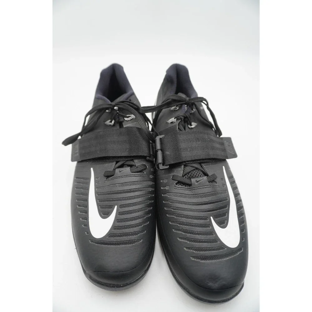 Nike Men's Romaleos 3 Weightlifting Shoes Black White (852933-002) Size 15